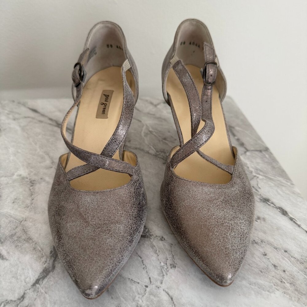 Paul Green Metallic Nuance Pumps in Size 7.5